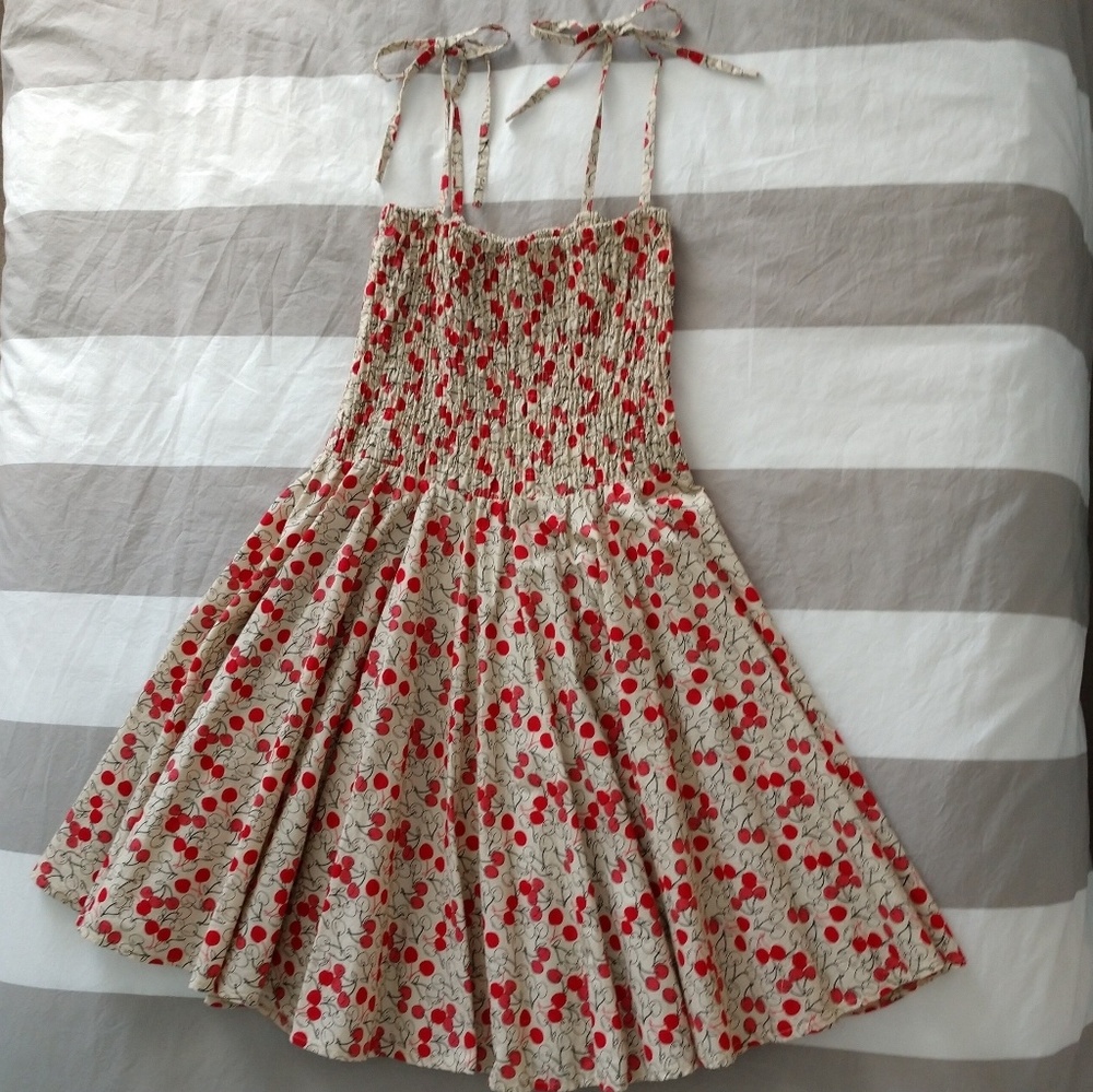 Cherry Flared Dress